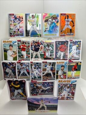Braves lot of 20 w/ Drake Baldwin Rookie/Acuna Jr/Olson/Albies/Harris II/Sale